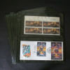 Horizontal Two Pocket Pages- pack of 12- black- archival polypro. Holds #10 Enve